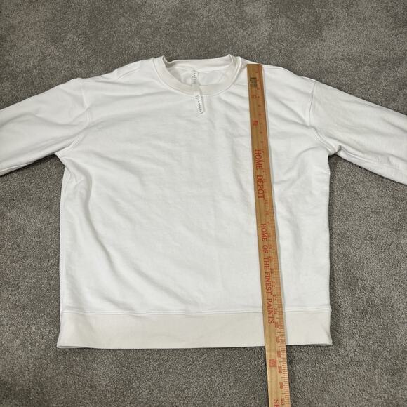 Lululemon Crewneck Sweatshirt White Sz 6 Womens - Picture 4 of 6